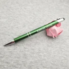 Стилус с индивидуальным логотипом, 10 цветов, металлический емкостный стилус для сенсорного экрана смартфона, идея для подарка