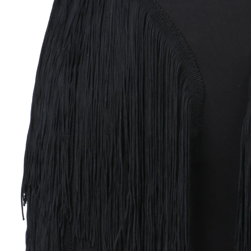 

Sexy Latin Dance Dress Women Fringe Tango Salsa Cha Cha Competition Dresses Black Backless Samba Rumba Performance Outfit DC4215