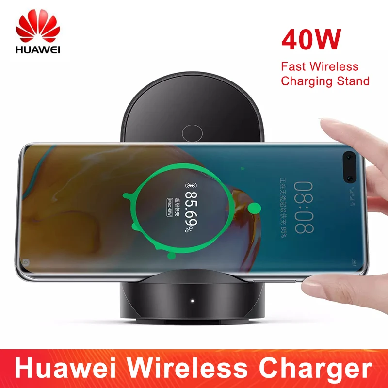 

Беспроводное зарядное устройство Huawei для iPhone 12 11 Pro X XS Max XR 8 Samsung S20 S10, док-станция для быстрой зарядки HUAWEI, держатель для телефона