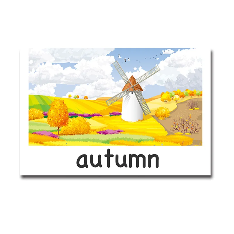 Обучающие карточки по английскому языку для детей 12 шт. образовательная карточка