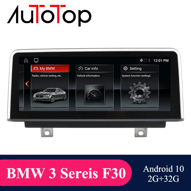 AUTOTOP 10 25 &quotAndroid 0 автомобильный DVD-радиоплеер для BMW F30/F31/F34/F32/F33/F36 NBT Автомобильный