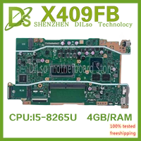kefu x409fb motherboard for vivobook x509fb x509fl x409f x409fj x409fl x509fj laptop motherboard i5 8265u gtx1050 2g 4gb ram
