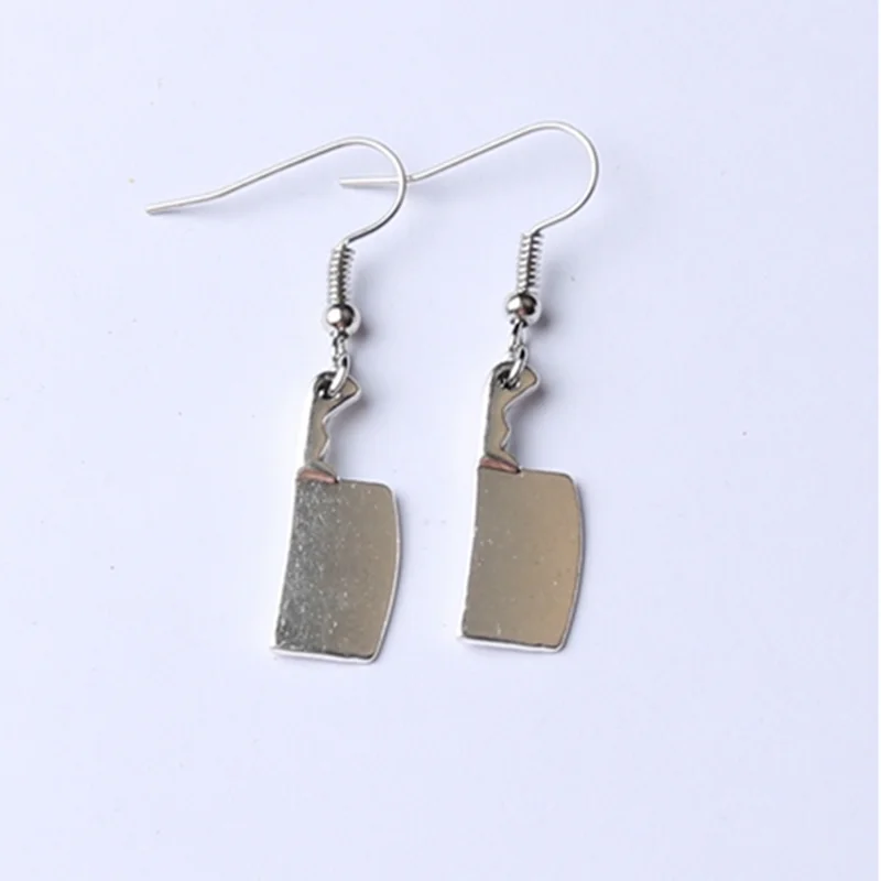 

Halloween Cosplay Knife Earrings Exaggerated Funny Knife Earrings For Women Earrings Horror Jewelry, Gothic Jewelry