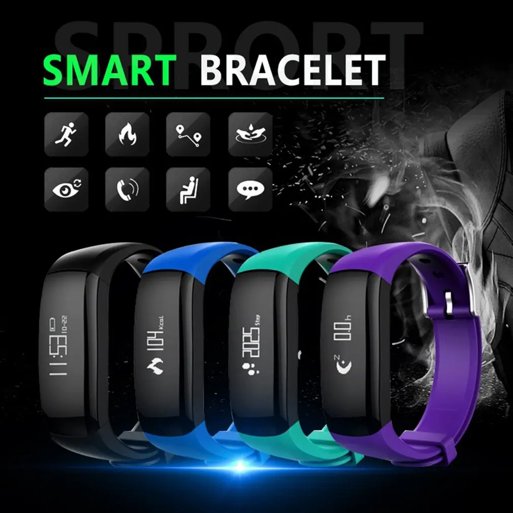 Умный Браслет SYKJ P6 водонепроницаемый браслет с сенсорным экраном счетчик