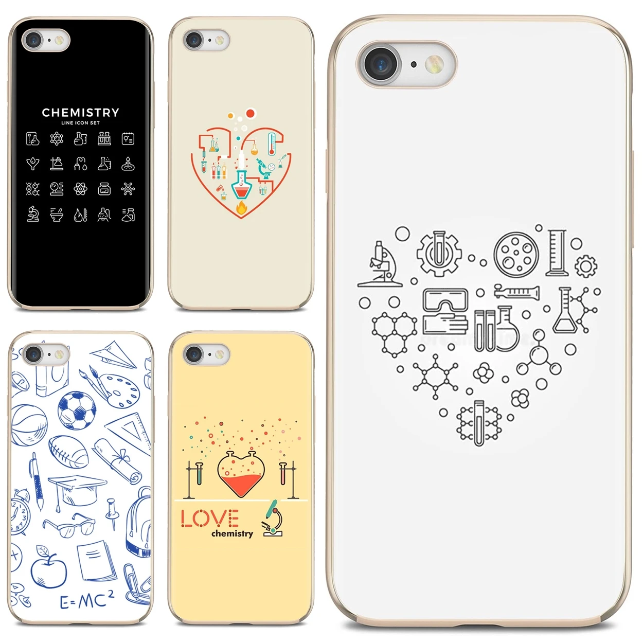 Любовь химия элементы Мягкий ТПУ чехол для телефона Samsung Galaxy A10 A40 A50 A70 A3 A5 A7 A9 A8 A6 Plus