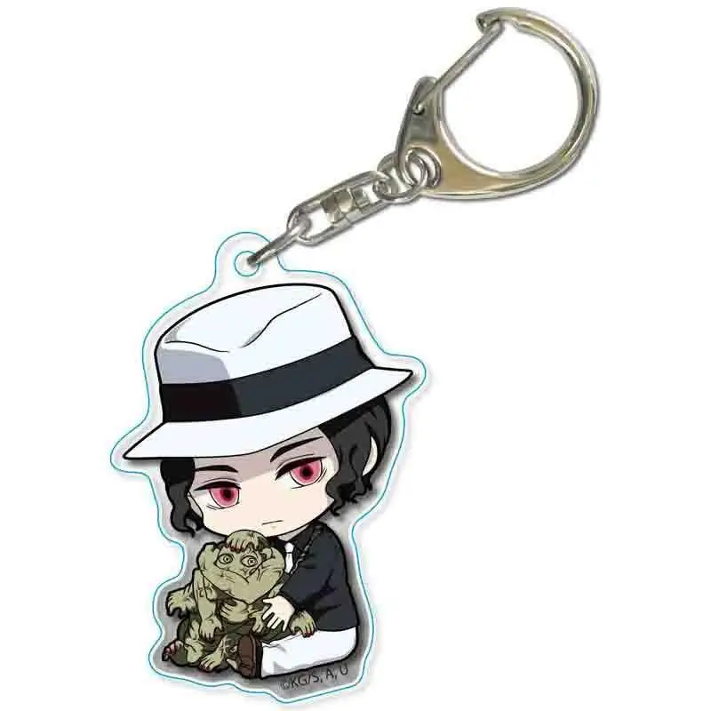 Брелки для ключей с аниме рассекающий демонов акриловые милые фигурки