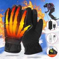 electric heating gloves winter motorcycle riding warm gloves usb high heat constant temperature thermal heating gloves drop ship