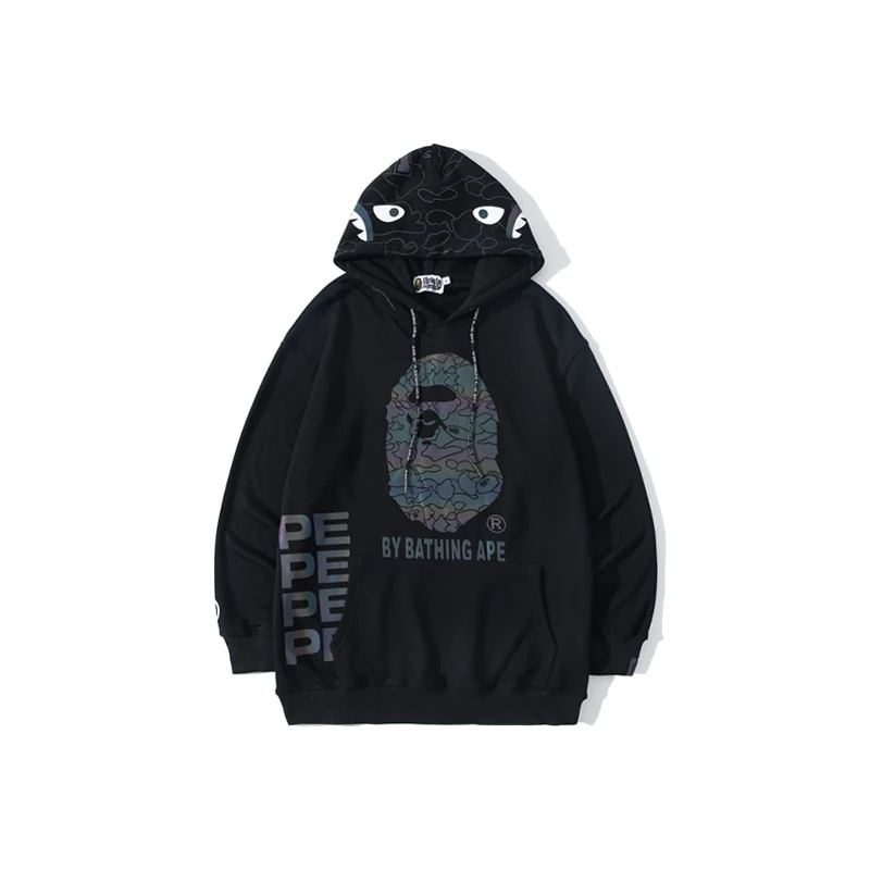 

Reflective Color Ape Head Sweatshirt M~3XL