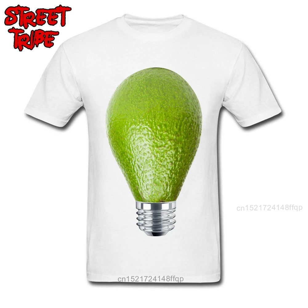 Забавная Мужская футболка с объемным воланом авокадо черная уличная для мужчин