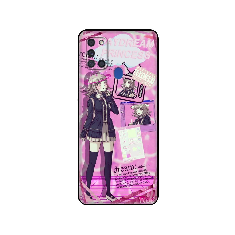 Фото Черный чехол из ТПУ для Samsung Galaxy A50 50S A30S A10 A01 A11 A21S A31 A41 A51 A71 M21 M30S S10 LITE, чехол CHIAKA NANAMI №3