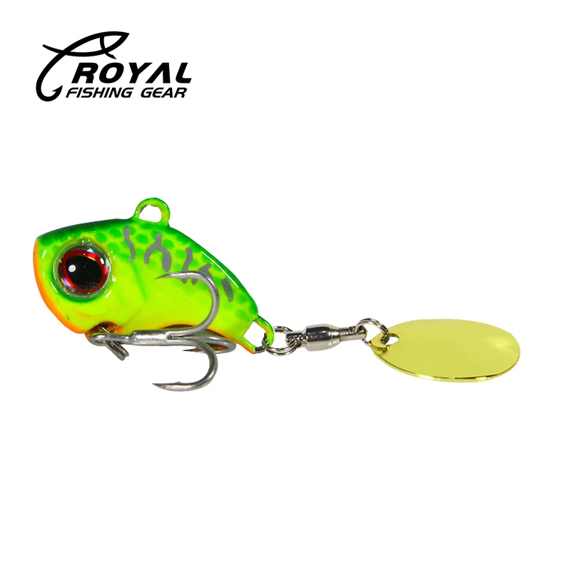 Горячая Распродажа Металлическая Ложка VIB Вибрация жесткая светящаяся приманка