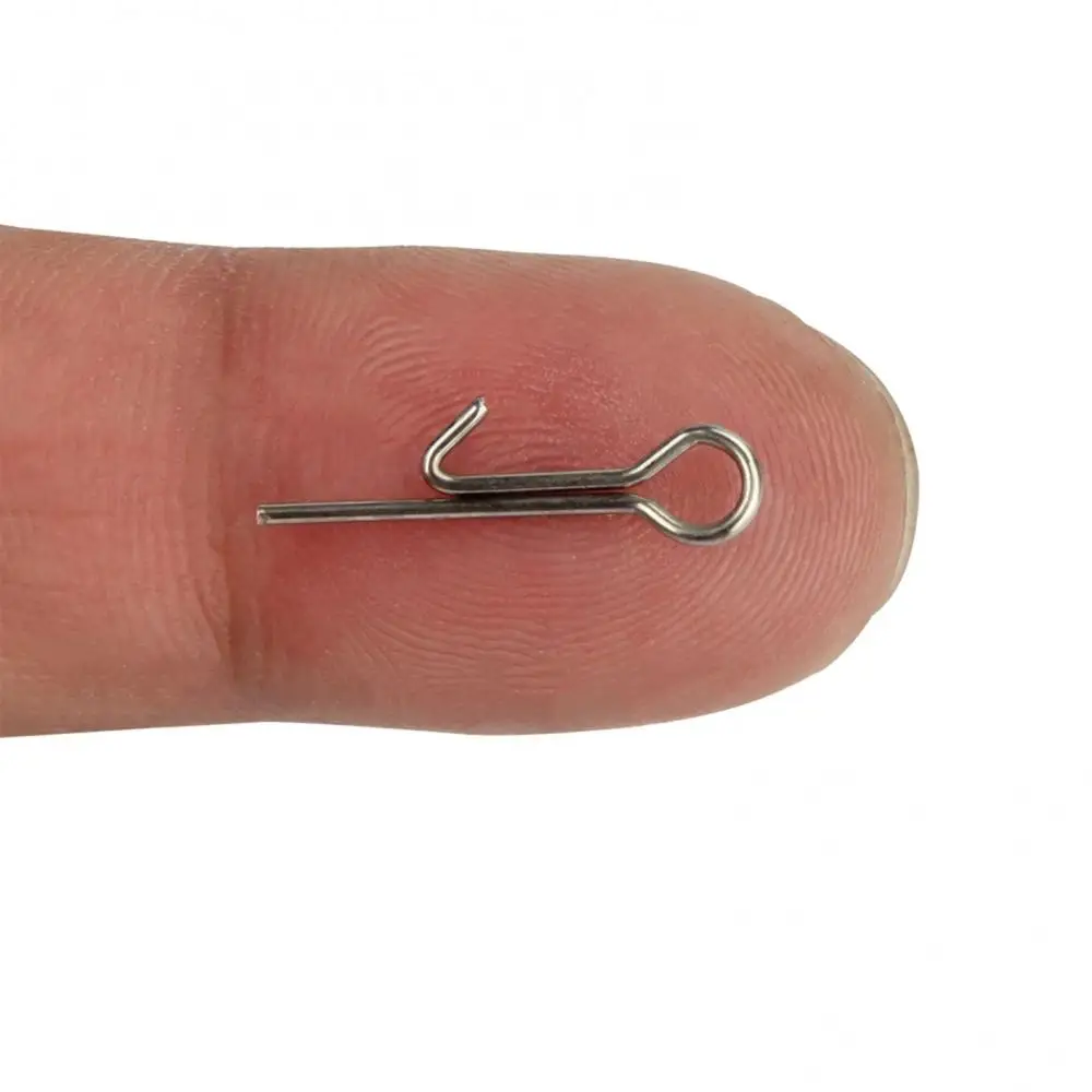 

100Pcs Fishing Hook Soft Lure Bait Fixed Connecting Pins Swivel Accessories
