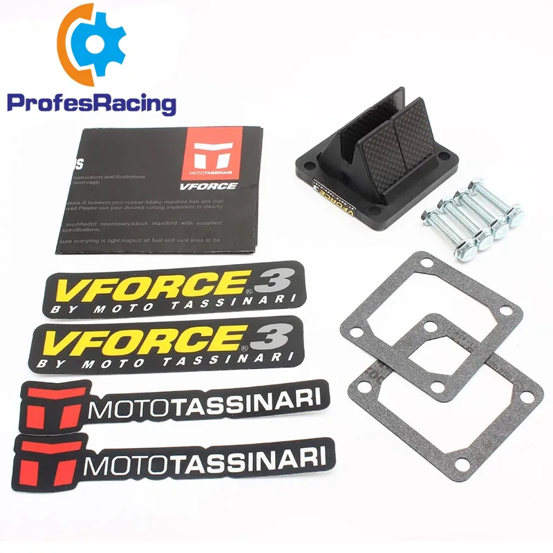 

Carbon Fiber V-FORCE 3 Reed Valve Kit for Yamaha Motorcycle Intake Reed Valve v3144 RXZ-D Y15ZR RXZ Y15ZR RX115 Vintage