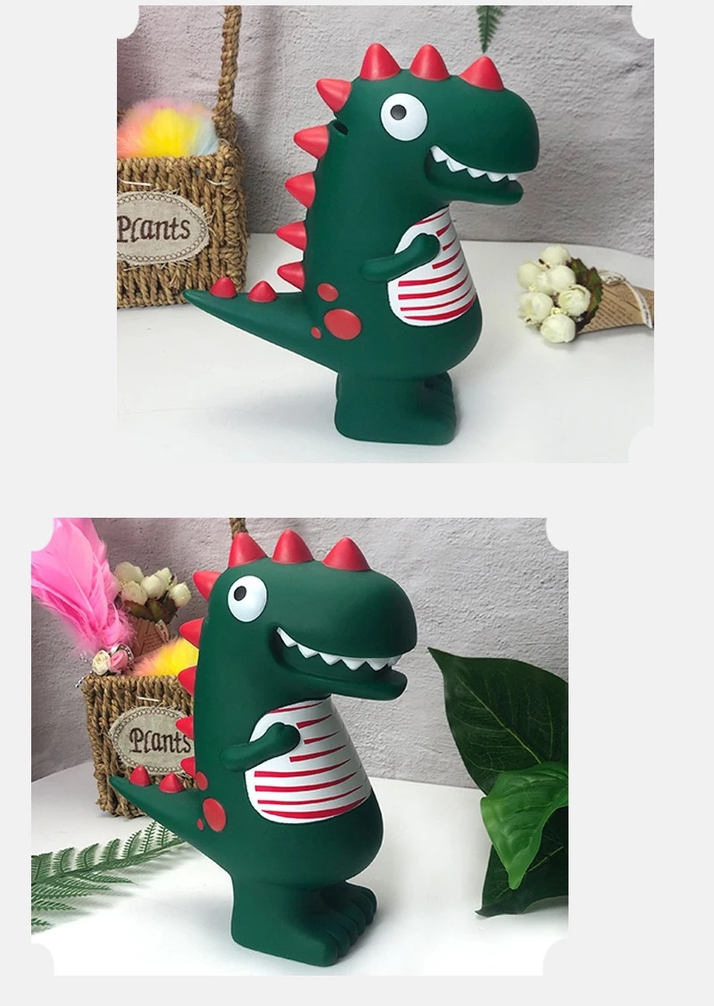 cartoon dragon piggy bank coin storage box birthday gift home decoration piggy bank children piggy bank piggy bank dinosaur em00 free global shipping