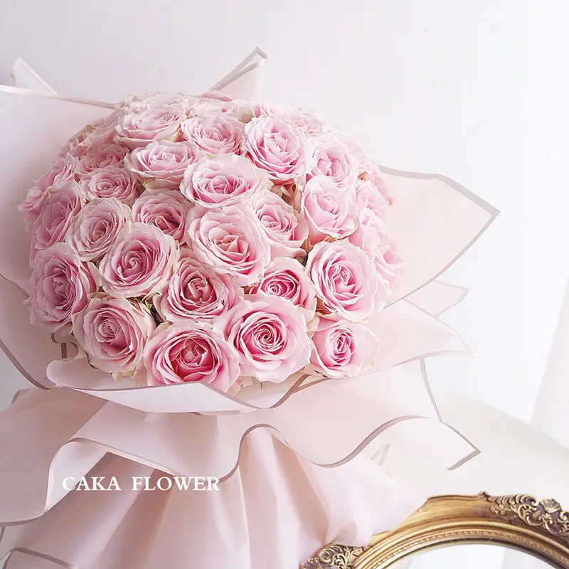 20 шт./лот оберточная бумага с золотыми краями в виде роз полупрозрачная