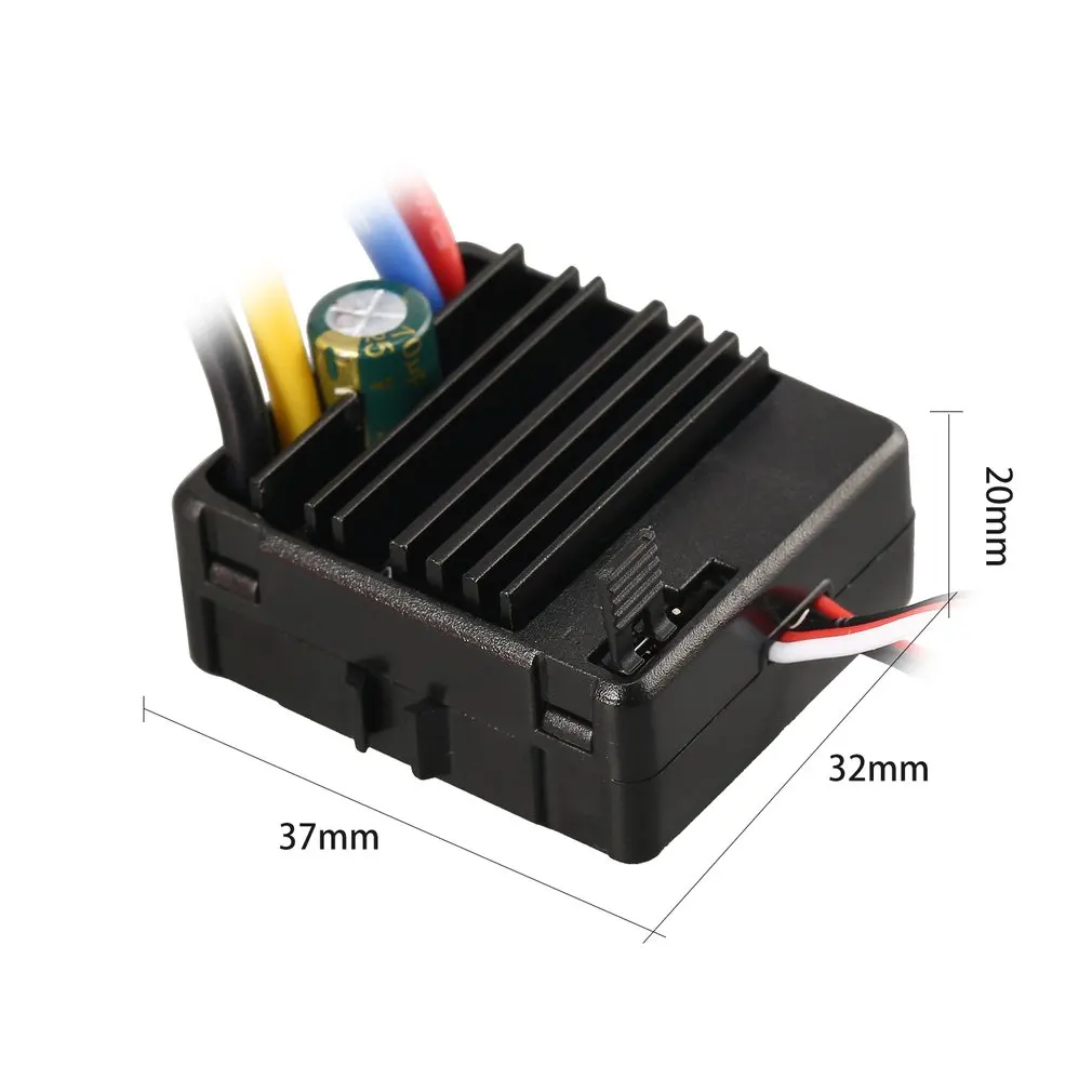 

Brushed 60A ESC Electric Speed Controller with 5V/2A BEC for Axial SCX10 RC4WD D90 1/10 RC Crawler Climbing Car
