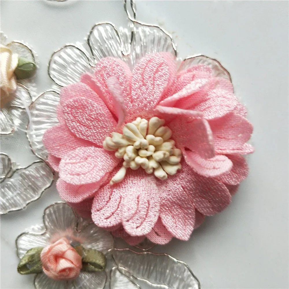 Искусственная отделка вышивка своими руками вырез аппликация для одежды швейные