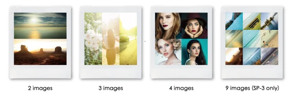 Fujifilm Instax Share SP-3 мобильный принтер мгновенной пленки фото квадратный размер черный/белый