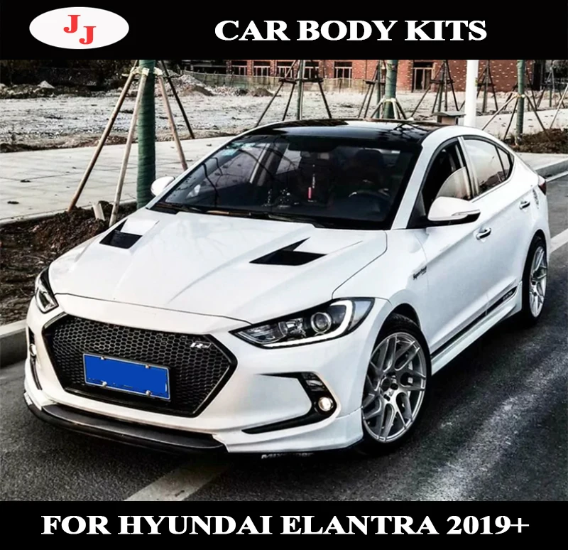 Комплект обшивки бампера для Hyundai Elantra 2019 комплект кузова переднего тюнинг