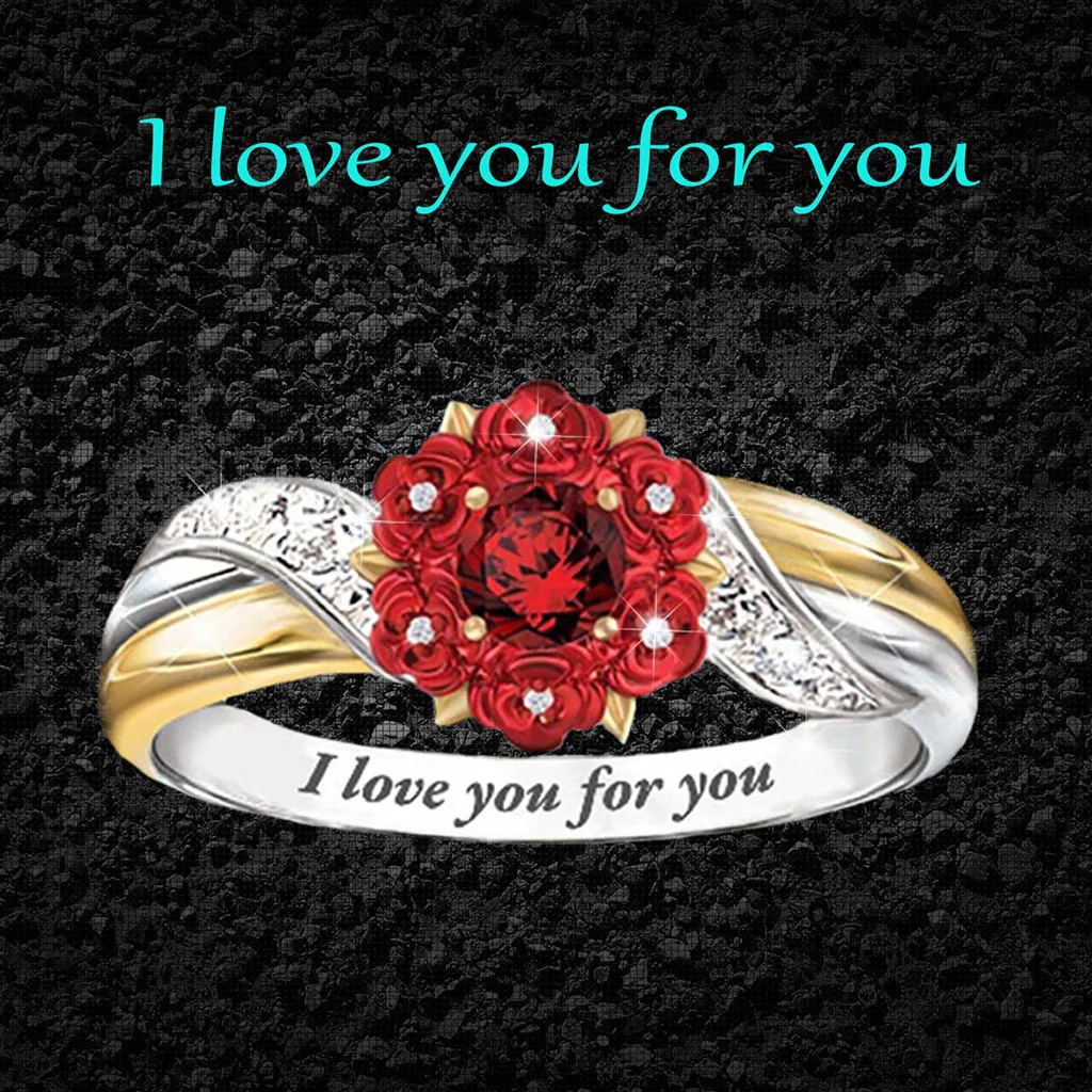 Женское Обручальное кольцо с регулируемыми цветами размеры 6-10 | Украшения и