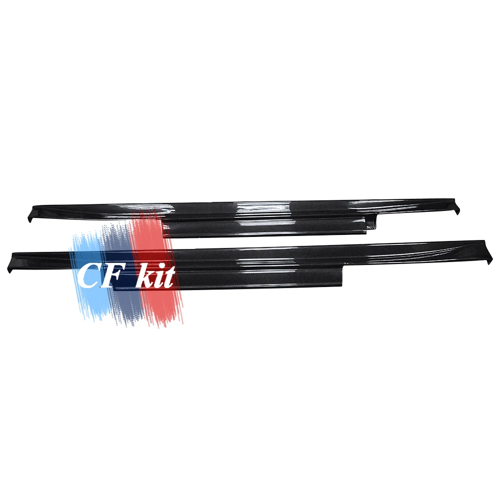 Комплект боковых юбки CF тела из настоящего углеродного волокна спойлер