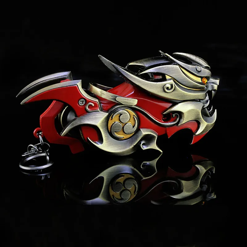 

Alloy Weapon Model Game Character Skin Series Peripheral Model Hand-made Metal Keychain Pendant Creative Children's Toy