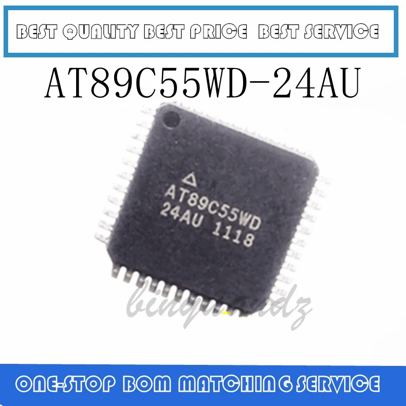 

5PCS AT89C55WD AT89C55WD-24AU New original