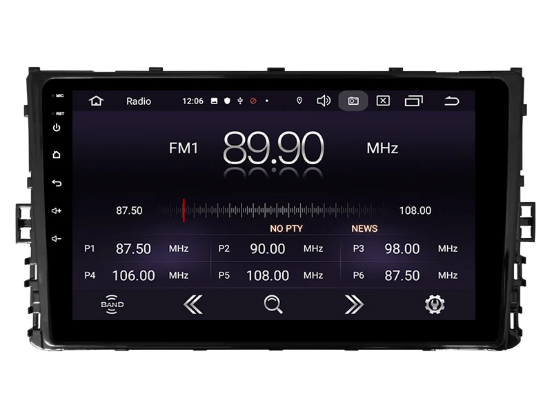 Новейший Android 10 0 автомобильный радиоприемник для Volkswagen универсальный MQB 18