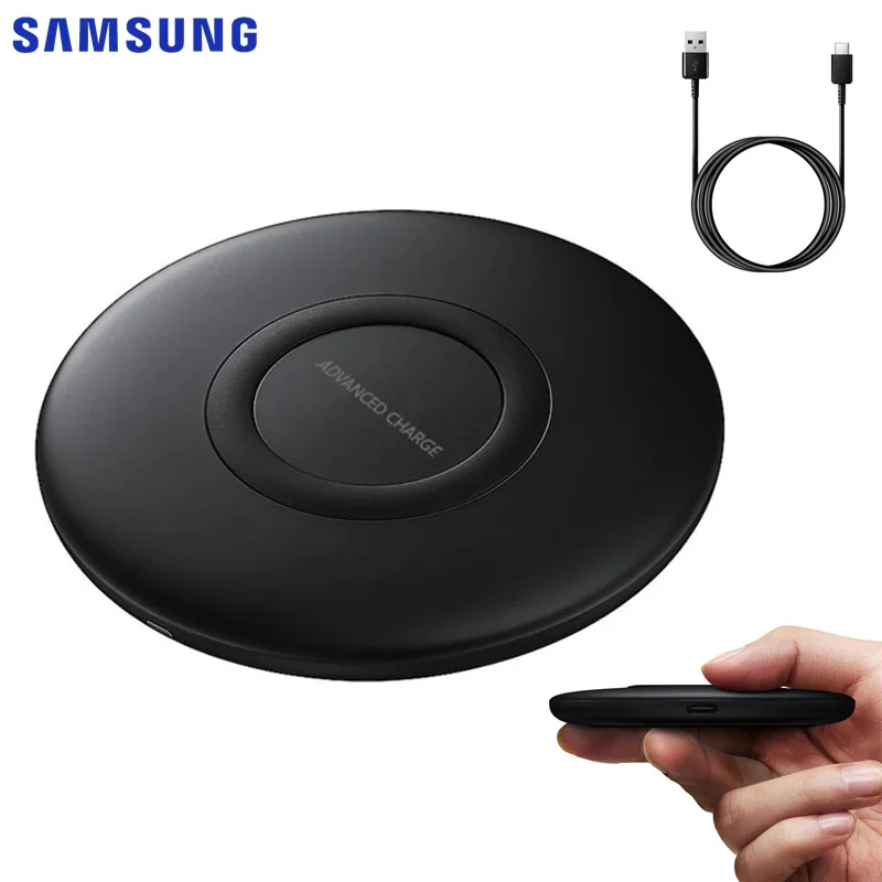 

SAMSUNG Original Fast Wireless Charger EP-P1100 Charging Pad For Galaxy S9Plus S10 Note10 Note9 Note8 iPhone8 S7edge G955F S8 S9