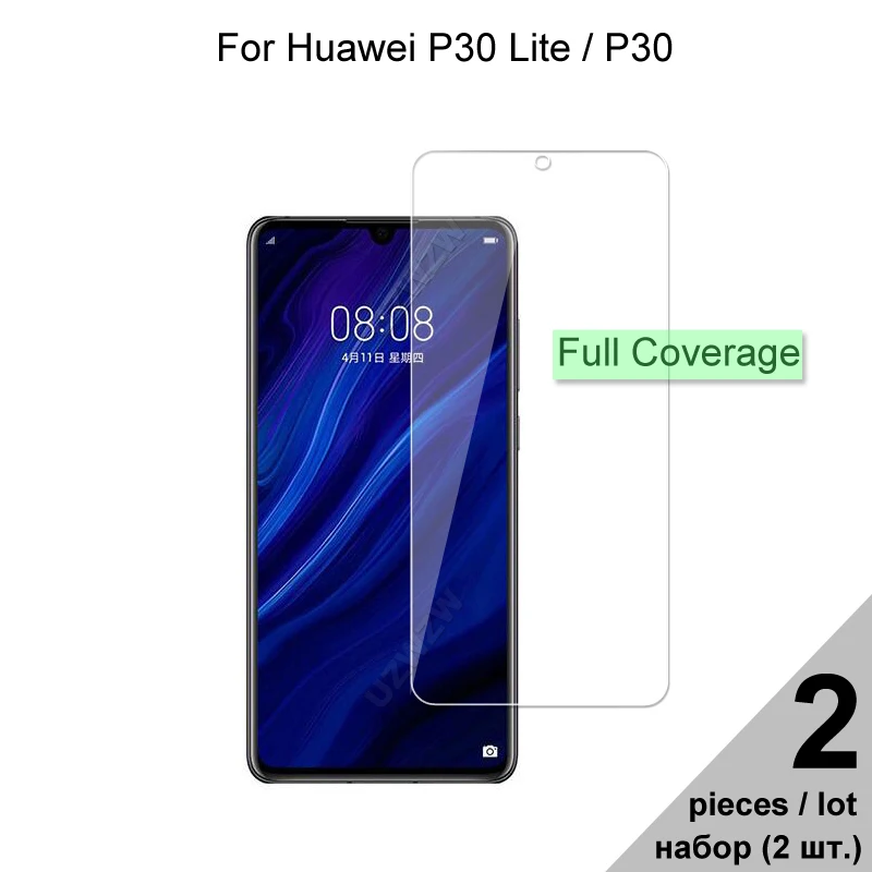 Закаленное стекло для Huawei P30 Lite / HD взрывозащищенное полное покрытие защита