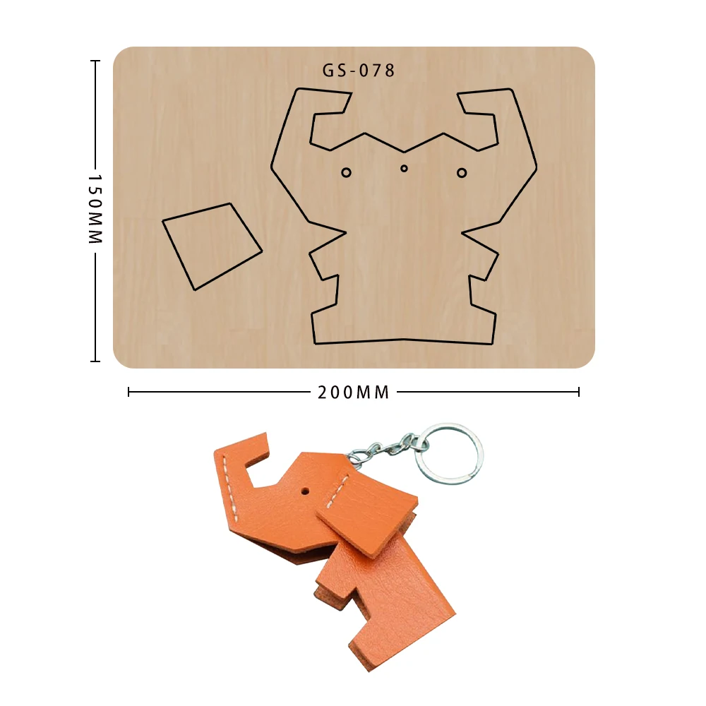 

Key Pendant Cutting Dies Diy Craft Leather Mold Scrapbooking Suitable For Common Big Shot And Sizzix Machines