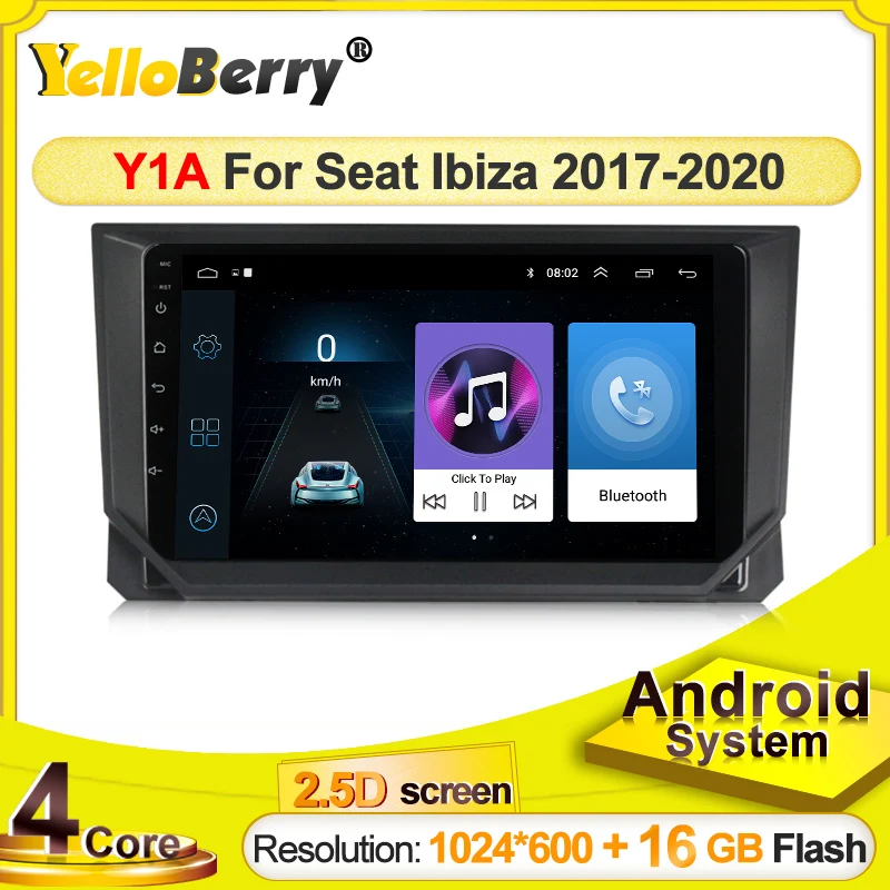 YellowBerry 2.5D экран Android системы автомобильный мультимедийный плеер навигация GPS