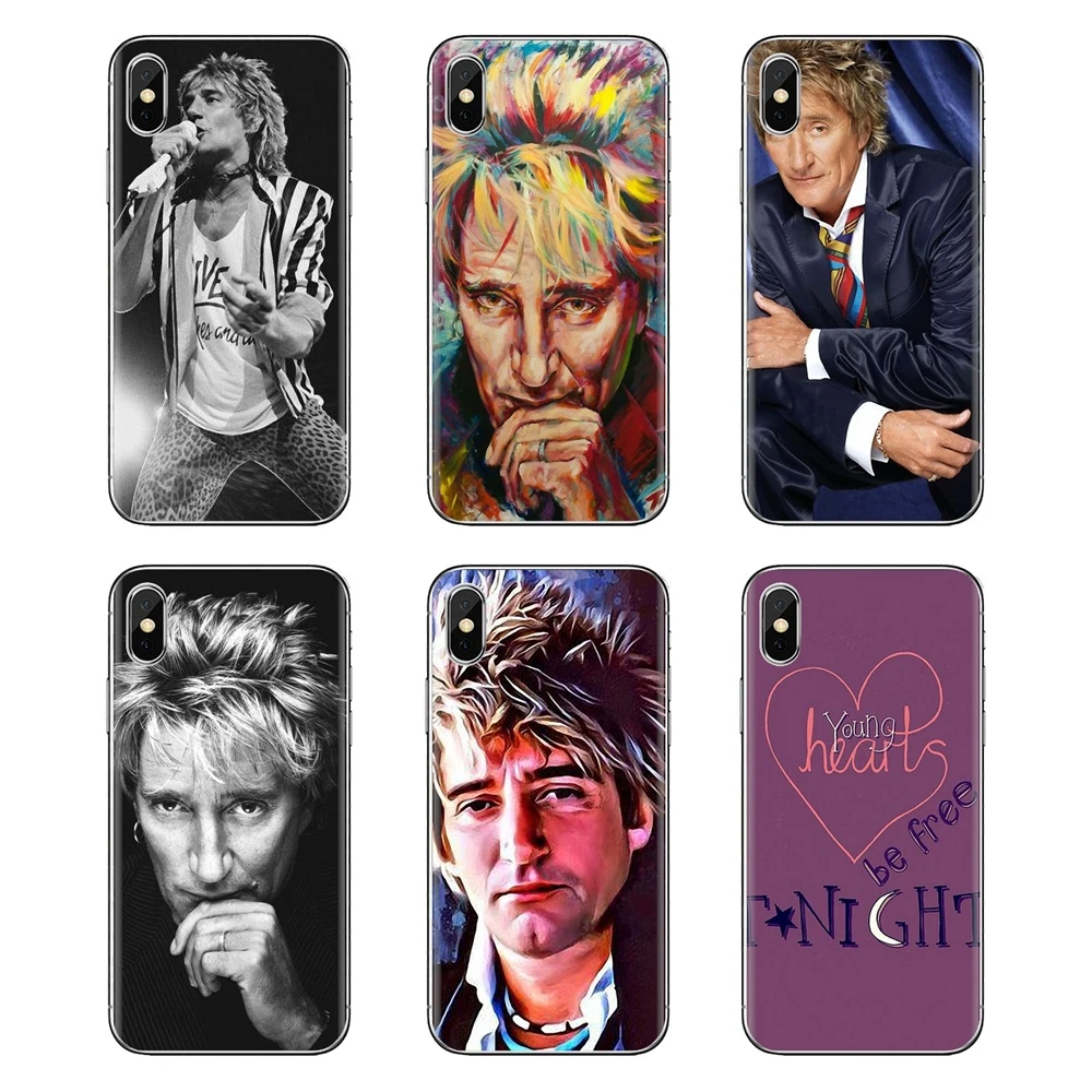 TPU Shell Cover For Huawei P Smart Y6 P8 P9 P10 Plus Nova P20 Lite Pro Mini 2017 SLA-L02 SLA-L22 2i Rod Stewart Brit Rock Singer |
