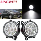 2 шт.лот светодиодные противотуманные фары высокой яркости H11 12 В Противотуманные фары в сборе галогенные лампы для Peugeot 207 CC Convertible WD _ 2007-2012