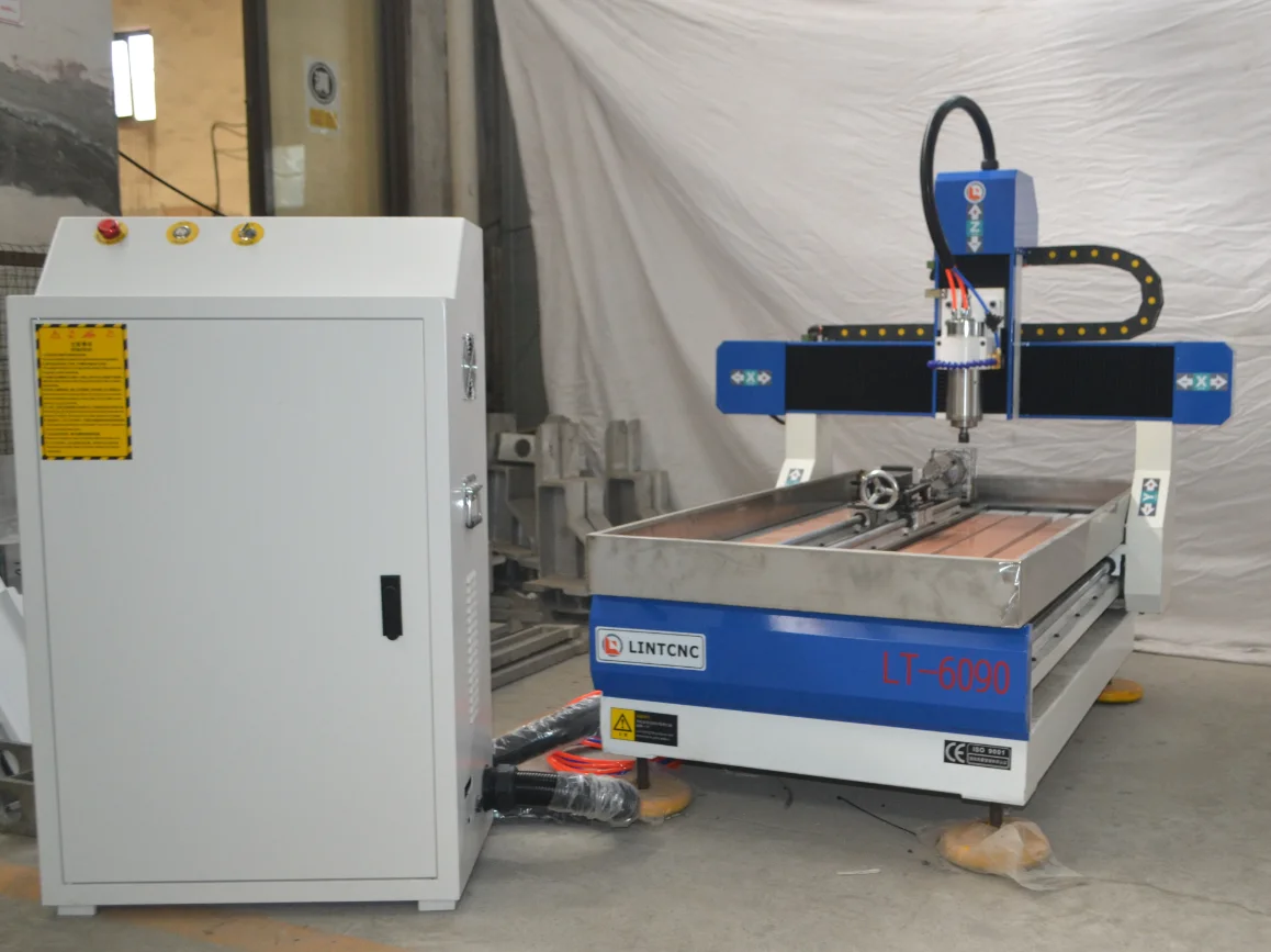 Desktop Cheap Advertising 3 Axis 4 3D Mini CNC Router 6090 for Metal Cutting or Engraving | Инструменты