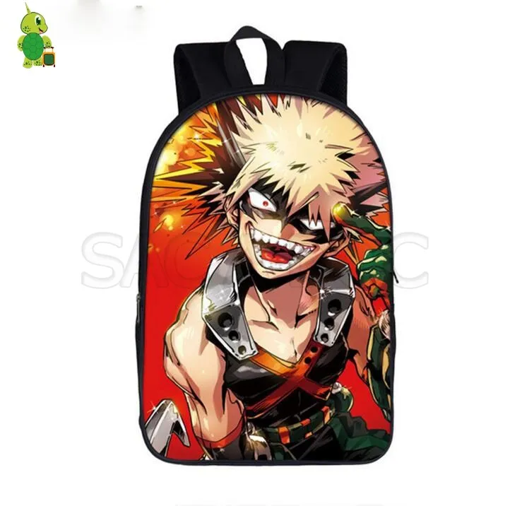 5 Рюкзак с аниме «Мой герой», рюкзак женский Mochila, школьная сумка для подростков, девочек и мальчиков, водонепроницаемый рюкзак для путешествий, сумки - Цвет: 5