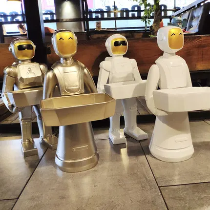 

Cute Desktop Creative Robot Decoration Restaurant Nordic Modern Minimalist Home Living Room Door Key Storage Box M2546