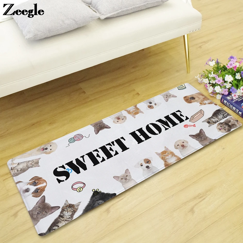 

Animal Printed Bedroom Carpet Absorbent Floor Mat Anti-slip Kids room Carpet Rug Home Decortain Outdoor Carpets for Living Room