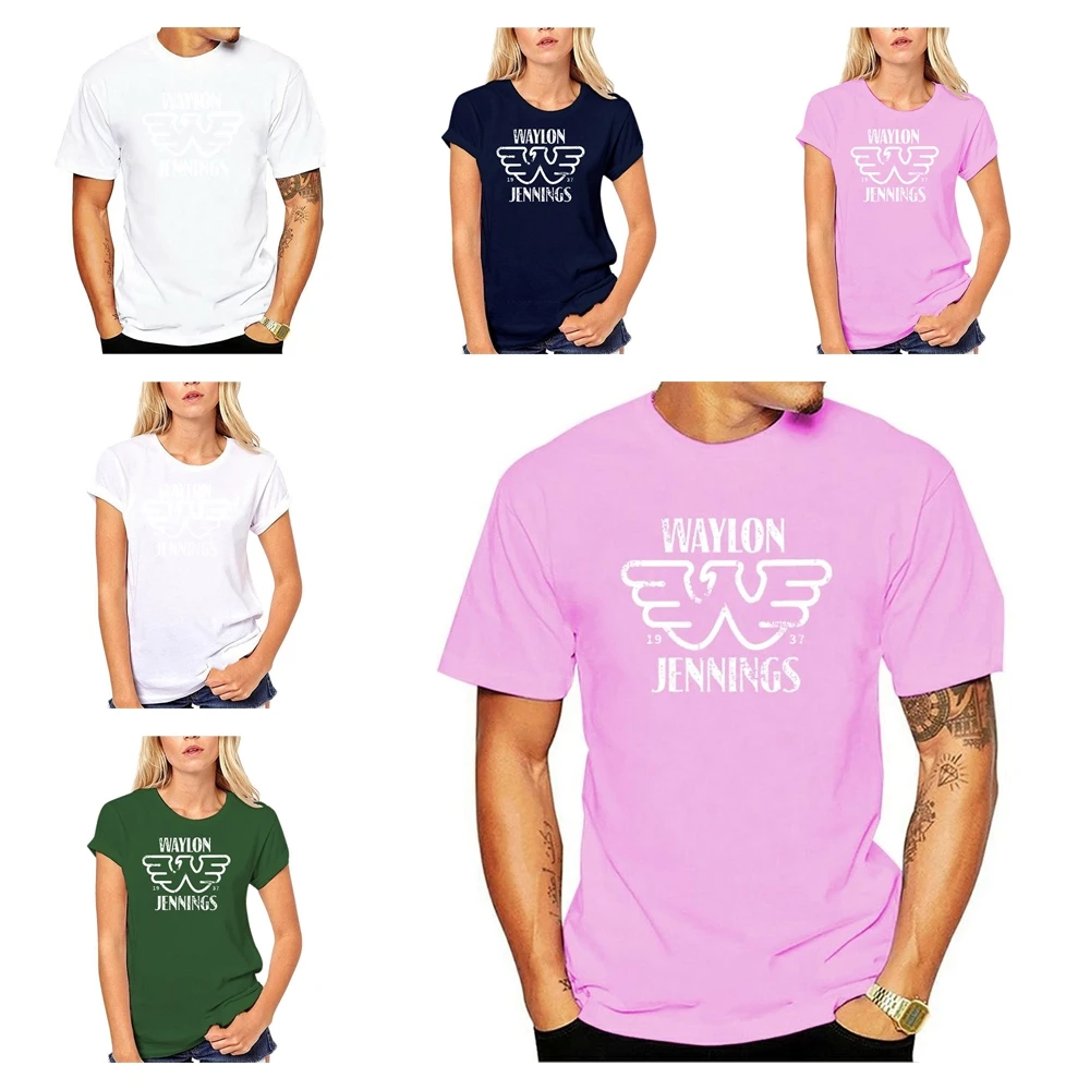 Футболка в интернет магазине стиль Waylon Jennings созданный мужской дизайн футболки с