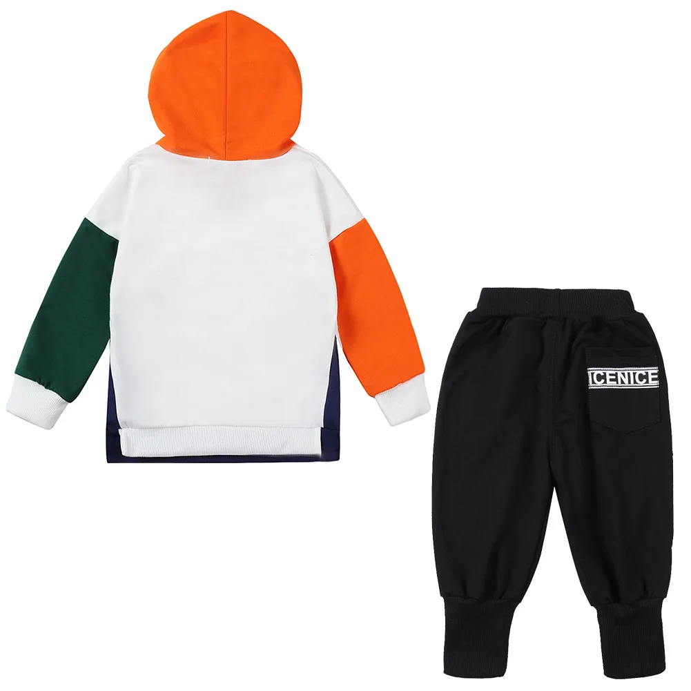 2019 Baby Boys Long Sleeve Suit Autumn Sweater Two-piece Jacket Sets Toddler Clothing Set Christmas Outfit Boutique |