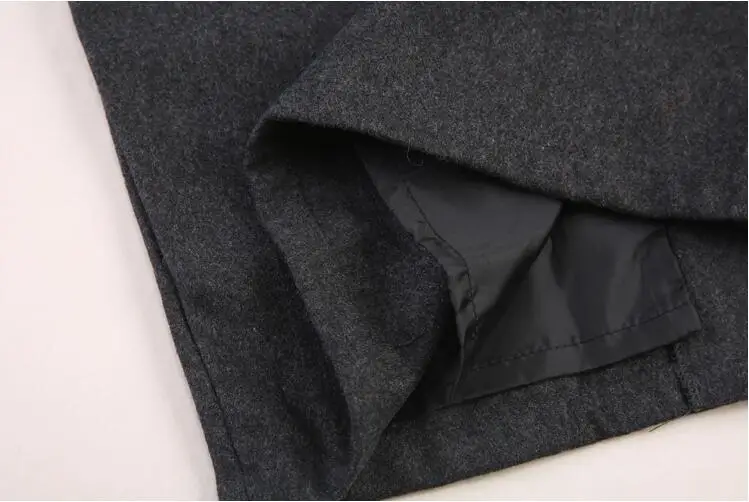 2021 Осень Зима Весна Женская шерстяная юбка мини-юбка модная женская офисная с