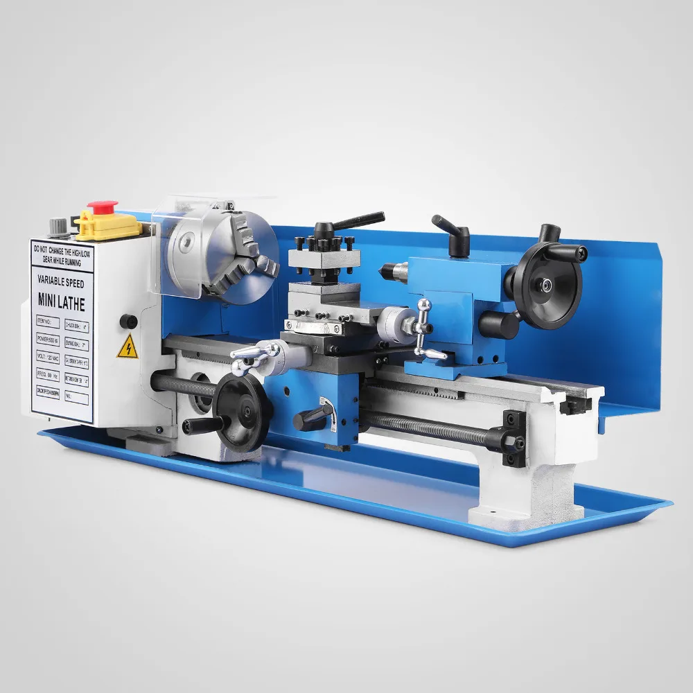 

New Mini Lathe high-Precision Benchtop Metal Lathe Tool Machine Variable Speed