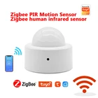 Wi-Fi датчик человеческого тела, беспроводной смарт-датчик движения тела, датчик движения PIR Zigbee, использование с приложением Gateway Tuya Smart Life для защиты от кражи