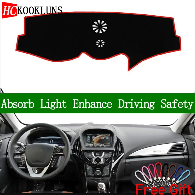 

For BYD QIN 2012 2013 2014 2015 2016 Dashboard Cover Sun Shade Dash Mat Pad Carpet Car Stickers Interior Accessories