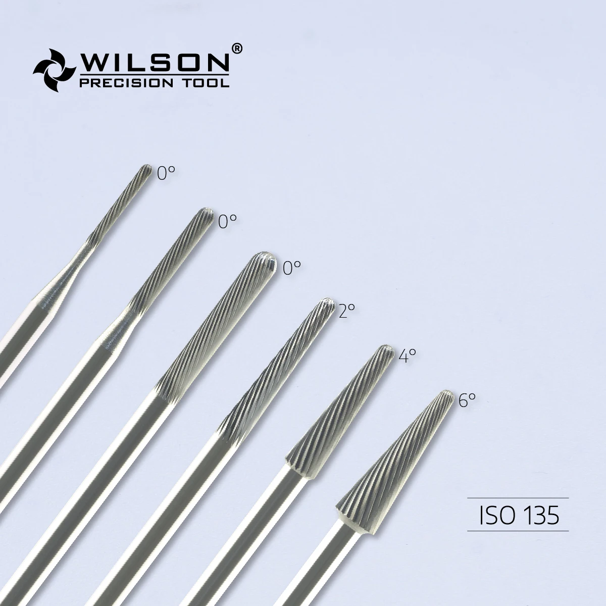 WilsonDental Tungsten Carbide Milling Burs Plain cut fine ISO 135