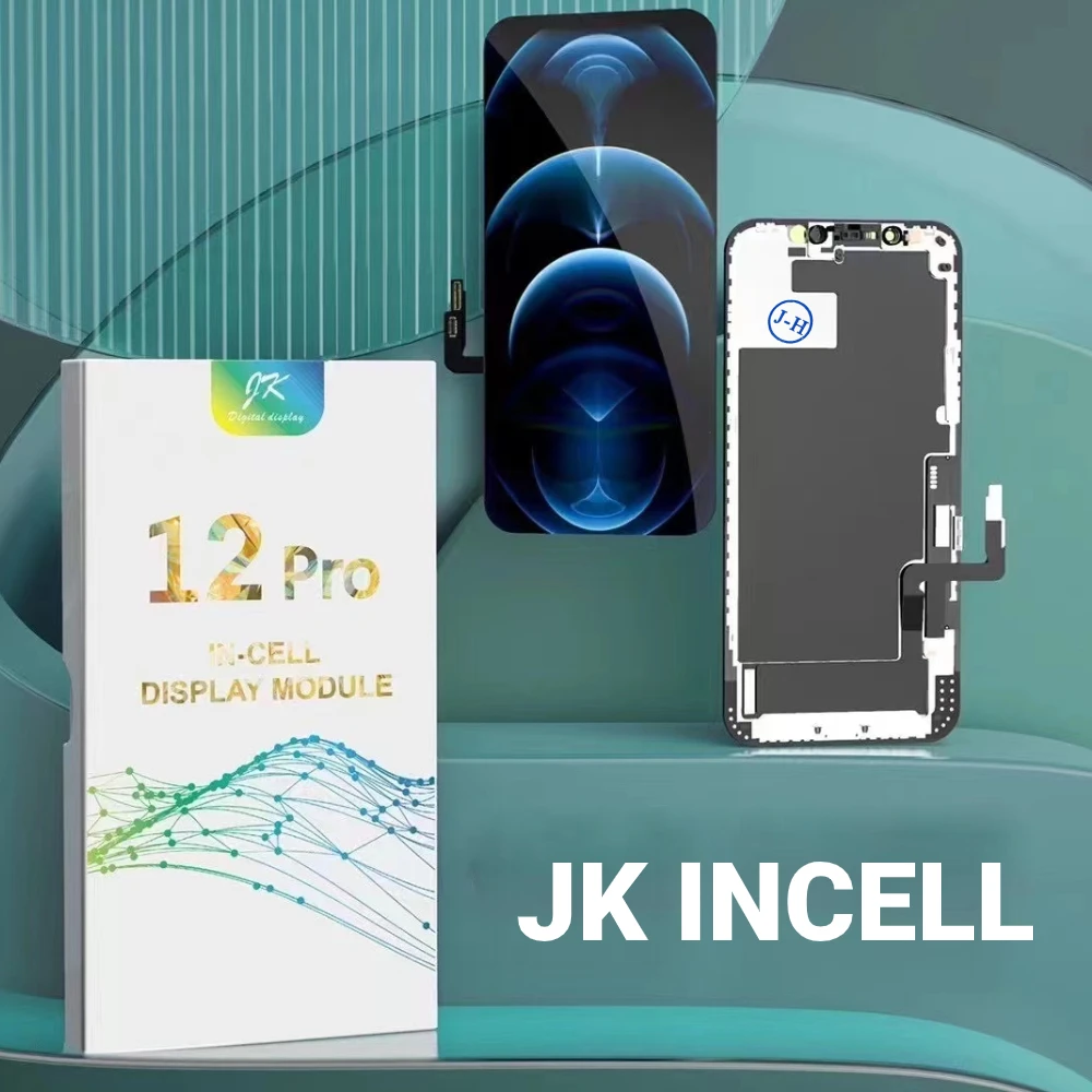 Recambio de Pantalla Lcd JK Incell para IPhone 12, 12 Pro, montaje completo de digitalizador 3D HDR, regalos gratuitos-1