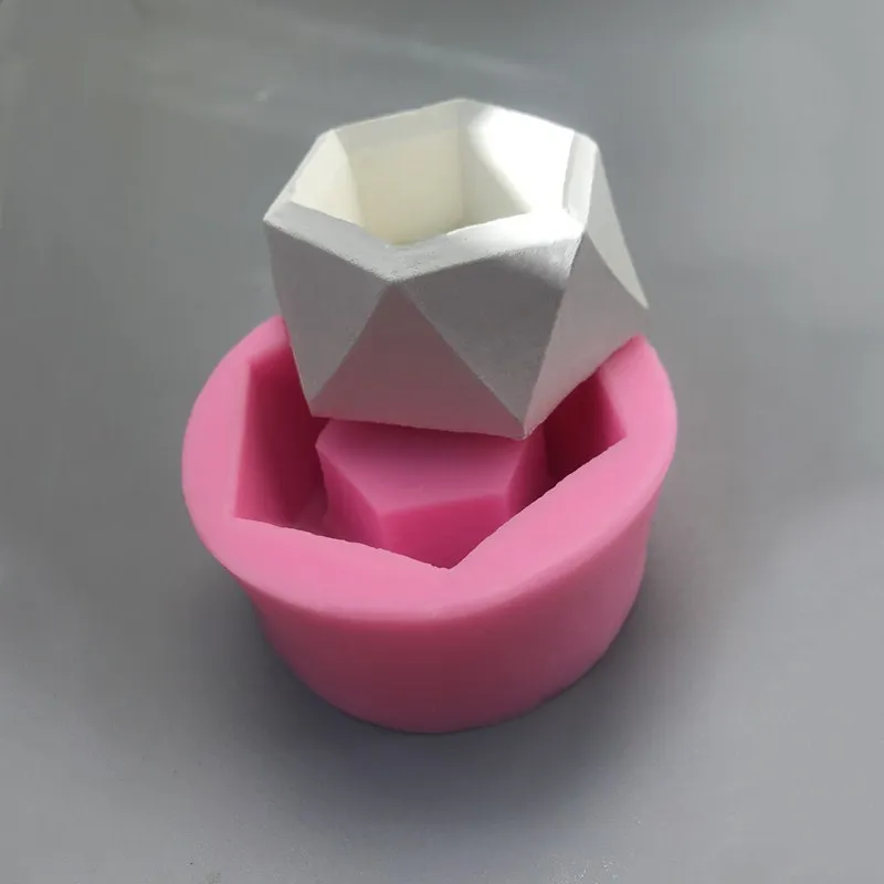 

Flowerpot candlestick silicone mold DIY meaty potted ornament mold plaster cement resin crafts tools