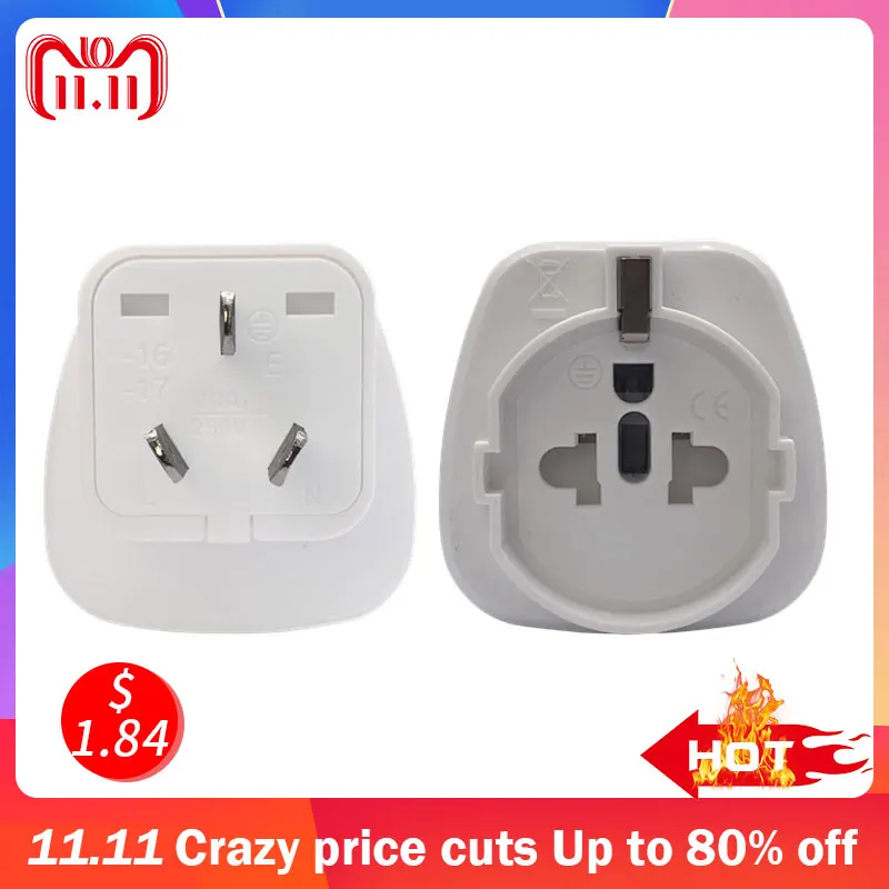 Новый универсальный адаптер питания дорожный 3 pin AU конвертер US/UK/EU в вилка