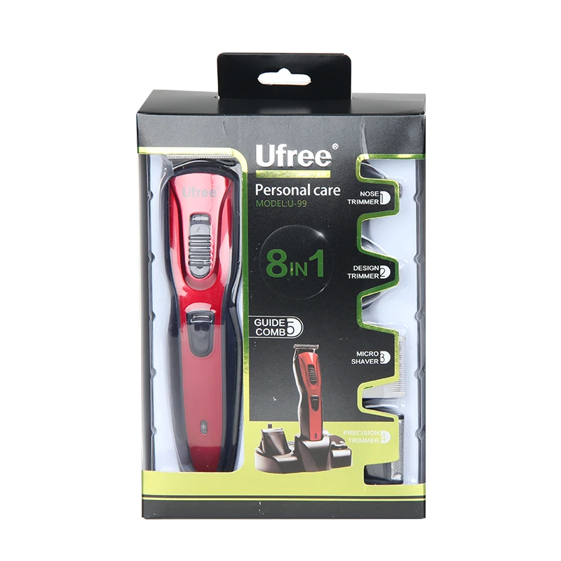 8 в 1 моющийся триммер для волос с USB зарядкой электрическая машинка стрижки