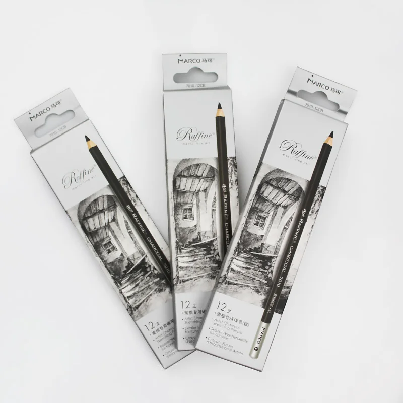 Marco 7010 Sketch and Drawing Pencil Set Soft Middle Hard School Art Wooden Writing Painting Stationery Supply | Канцтовары для